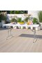 Foldable Lightweight Table White/Grey 6feet - 4