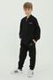 Crew Neck Boys T-Shirt Print Detailed 3-Piece Tracksuit Set - 4