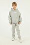 Hooded Cargo Pocket Print Detailed Boy's Tracksuit Set