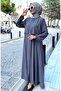 عباية فرّاجة مزودة بجيوب - 5