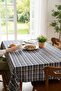 Cotton Plaid Tablecloth, Easy to Clean, Suitable for Kitchen, Living Room and Balcony Use 140X200 Cm. - 2