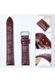 Watch Brown Leather Watch Band 20mm - 3
