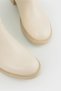 Women's Beige Genuine Natural Leather Boots - 6
