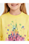 Heart Castle Printed Girls' Tracksuit Set / Sweatshirt Set