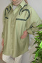 Oversized Front Embroidered Sequin Embroidered Tunic Shirt - 2