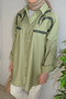 Oversized Front Embroidered Sequin Embroidered Tunic Shirt - 5