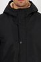 Men's Fleece Water and Windproof Black Hooded Winter Coat & Coat & Parka - 5