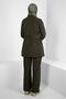 Velvet Suit with Belted Trousers 44342 - 4