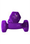 Vinyl Dumbbells Set EM-9219-1 Non-Slip 1KG x2 Hex Shape Weights for Home Gym & Fitness - 3