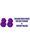 Vinyl Dumbbells Set EM-9219-3 3KG x2 Non-Slip Weights for Women, Yoga & Fitness Workouts - 5