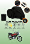Black Lock Compatible Kuba Cheetah 180R Compatible Motorcycle Tarpaulin, Protective Cover