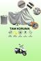 Gray Lock Compatible Kuba Rocca 100 Max Compatible Motorcycle Cover, Protective Cover