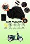 Black Lock and Tail Bag Compatible Honda Sh 100 Compatible Motorcycle Tarpaulin, Protective Cover