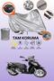 Gray Lock and Tail Bag Compatible Rks Outlook 150 Compatible Motorcycle Tarpaulin, Protection Cover