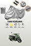 Gray Tail Bag and Lock Incompatible Mondial 50 Exon Compatible Motorcycle Tarpaulin