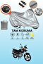 Gray Rear Bag Compatible with Arora Ar 125-43 Yebere Compatible Motorcycle Cover, Protective Cover