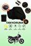Black Lock and Tail Bag Compatible Arora Ar 150-A Compatible Motorcycle Tarpaulin, Protective Cover