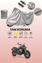 Gray Rks Srv700 Compatible Motorcycle Tarpaulin, Protective Cover, Motor Tarpaulin