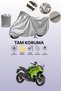 Gray Kawasaki Er-6 F Compatible Motorcycle Cover, Protective Cover, Motor Cover