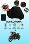 Black Rear Bag Compatible Husqvarna Vitpilen 401 Compatible Motorcycle Tarpaulin, Protective Cover