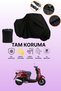 Black Rks Pollo 50 Compatible Motorbike Tarpaulin, Protective Cover, Motorcycle Tarpaulin