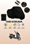 Black Arora Safari Pro Compatible Motorcycle Cover, Protective Cover, Motorcycle Tarpaulin
