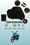 Black Compatible with Lock Mondial 100 Sfc Snappy X Compatible Motorcycle Tarpaulin