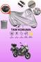 Gray Rear Bag Compatible with Kawasaki Klz 1000 Versys Compatible Motorcycle Tarpaulin, Protective Cover