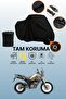 Black Lock Compatible Yamaha Xtz 660Z Tenere Compatible Motorcycle Tarpaulin, Protective Cover