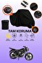 Black Lock and Rear Bag Compatible Arora Ar 180-31 Avantgarde Compatible Motorcycle Tarpaulin Protective Cover