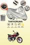 Gray Rear Bag Compatible Arora Ar 100-19 Elegant Compatible Motorcycle Cover, Protective Cover