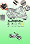 Gray Rear Bag Compatible Kuba Cg 50 Pro Ultra Compatible Motorcycle Cover, Protective Cover