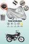 Gray Rear Bag Compatible Yamaha Rx 135 Compatible Motorcycle Tarpaulin, Protective Cover