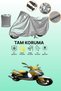 Gray Tail Bag and Lock Incompatible Mondial 150 Rr Compatible Motorcycle Tarpaulin