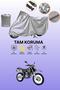 Gray Kuba Black Cat Compatible Motorcycle Cover, Protective Cover, Motorbike Cover