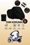 Black Lock Compatible Bmw C1 Compatible Motorcycle Tarpaulin, Protective Cover