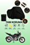 Black Lock Compatible Mondial 150 Z-One Compatible Motorcycle Tarpaulin, Protective Cover