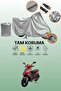 Gray Lock Compatible Mondial 150 Mash Compatible Motorcycle Cover, Protective Cover