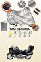 Gray Tail Bag and Lock Compatible Bmw K 1200 Lt Compatible Motorcycle Tarpaulin