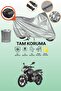 Gray Rear Bag Compatible Bajaj Pulsar Ns 125 Compatible Motorcycle Cover, Protective Cover