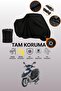 Black Lock Compatible Mondial 100 Nt Turquoise Compatible Motorcycle Tarpaulin, Protective Cover