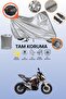 Gray Lock and Tail Bag Compatible Rks Rnx Plus Compatible Motorcycle Tarpaulin, Protection Cover