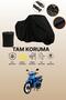 Black Tail Bag and Lock Incompatible Mondial 100 Sfc Snappy Xi Compatible Motorcycle Canvas