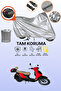 Motolux Efsane X Compatible Motorcycle Tarpaulin Compatible with Gray Rear Bag