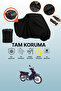 Mondial 110 Kf Compatible Motorcycle Tarpaulin Compatible with Black Rear Case