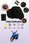 Black Tail Bag and Lock Compatible Mondial 100 Sfc Snappy Xi Compatible Motorcycle Tarpaulin