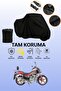 Black Arora Ar 200-16C Jaguar Compatible Motor Tarpaulin, Protective Cover, Motorcycle Tarpaulin