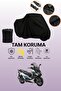 Black Arora Chinf 318 Compatible Motorcycle Cover, Protective Cover, Motorcycle Tarpaulin