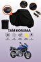 Black Rear Bag Compatible Yamaha Tdm 850 Compatible Motorcycle Tarpaulin, Protective Cover