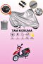 Gray Rear Bag Compatible Arora Vesta 50 Compatible Motorcycle Cover, Protective Cover
